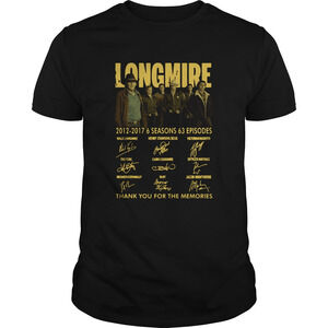 Longmire 2012 2017 6 Seasons 63 t-shirt